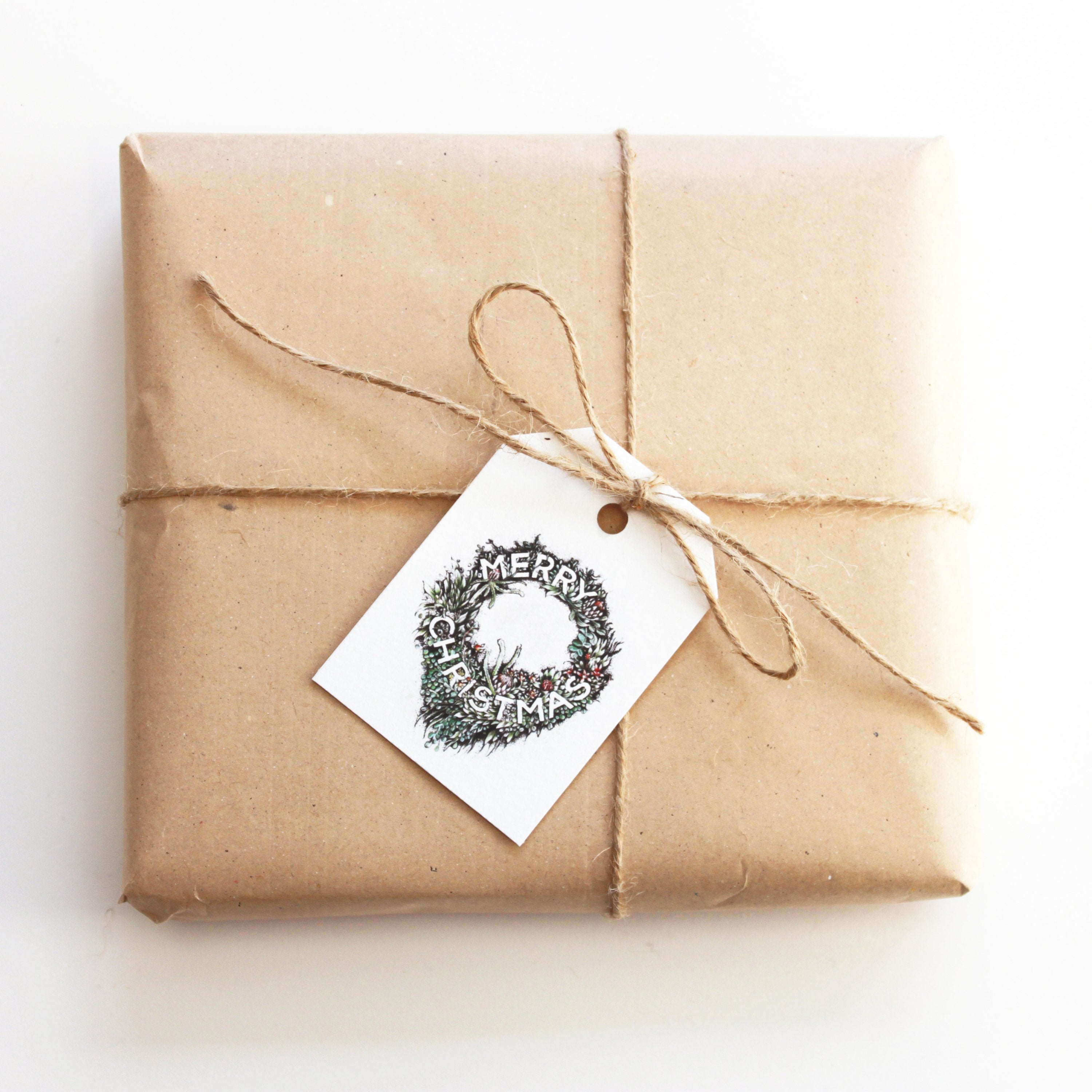 Native Wreath Gift Tag - 10-pack