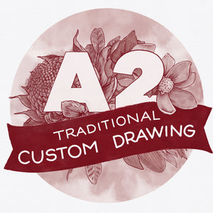 A2 custom traditional drawing - Commission a drawing