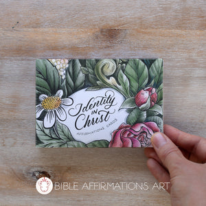 Identity in Christ Christian Affirmations Cards - Multiple packs in Colour