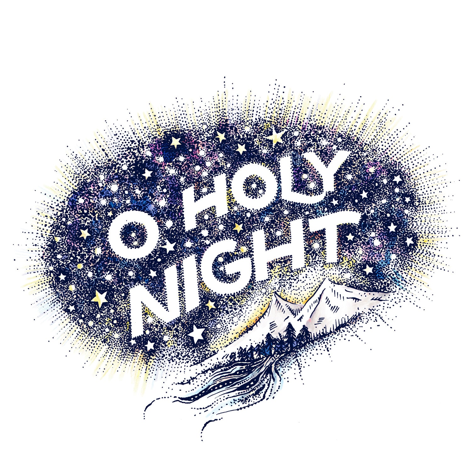 O Holy Night - Christmas Card